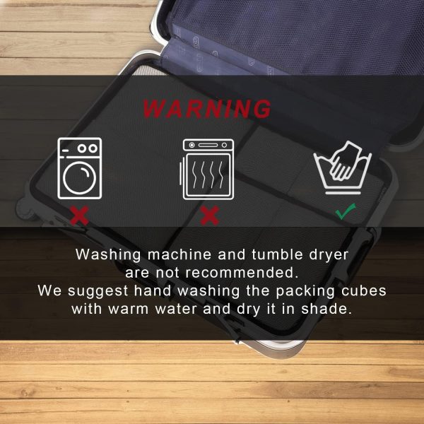6 Set Packing Cubes,Travel Luggage Packing Organizers