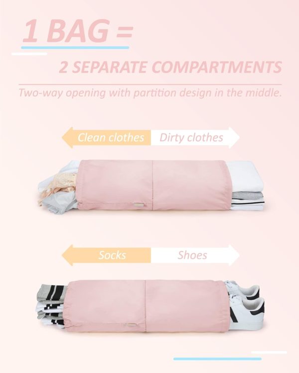 6 Set Compression Packing Cubes - Lightweight Travel Essentials, Durable Luggage Organizer